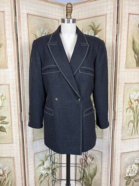 Claude Montana Double Breasted Blazer